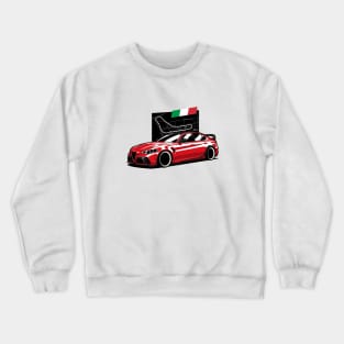 Red Giulia GTA Crewneck Sweatshirt